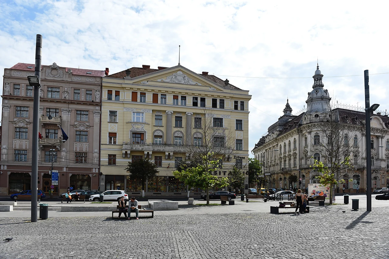 Detaliu de arhitectură din Cluj-Napoca